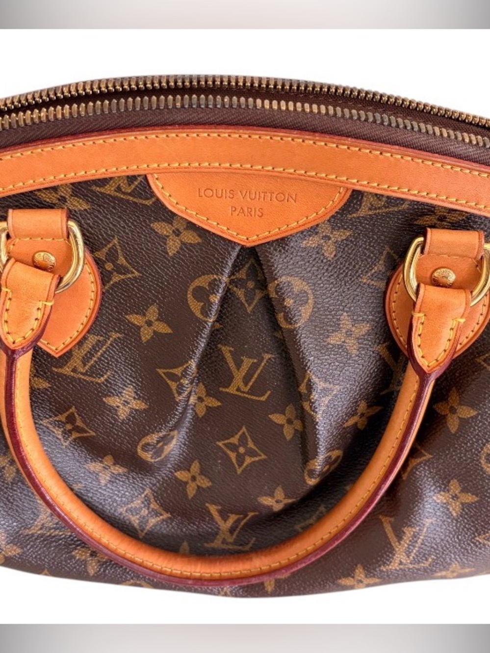 Louis Vuitton Tivoli PM Monogram Canvas Satchel Top Handle Bag Classic Luxury - Picture 5 of 10